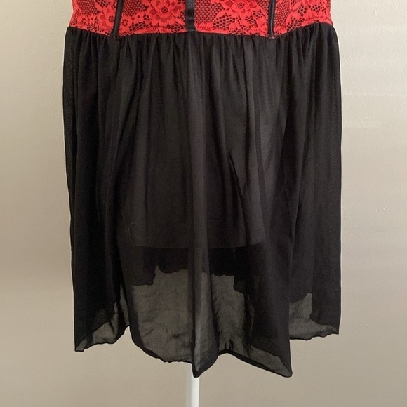 NWOT Torrid bustier lace & mesh Nightie - Picture 6 of 7